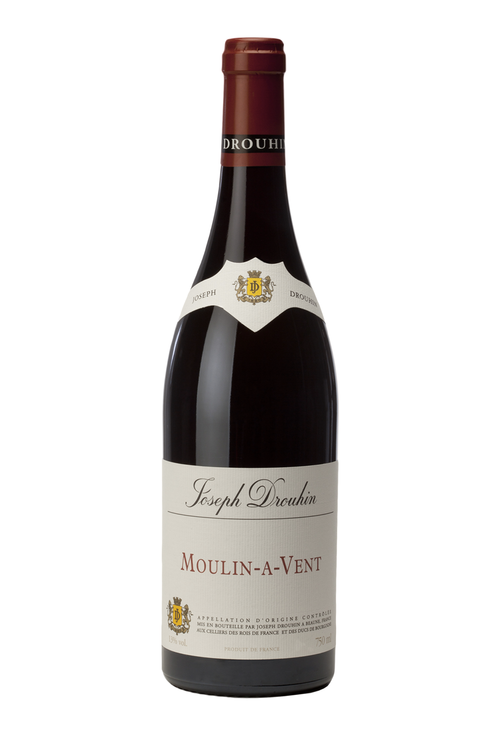 Vin de Bourgogne Moulin à Vent rouge millésime 2017 du domaine Joseph Drouhin.