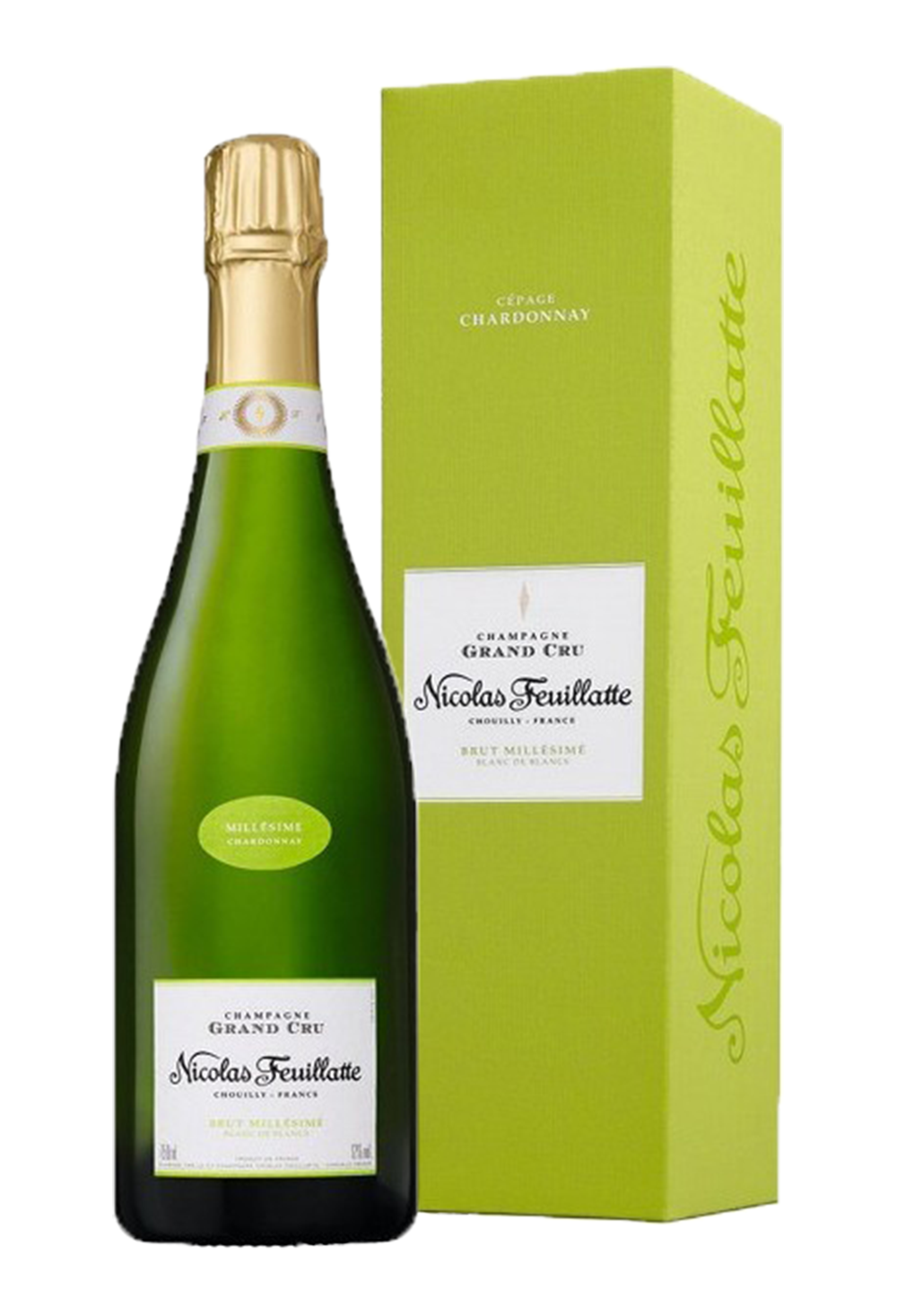 Nicolas Feuillatte - Grand cru Chardonnay Millésimé avec coffret