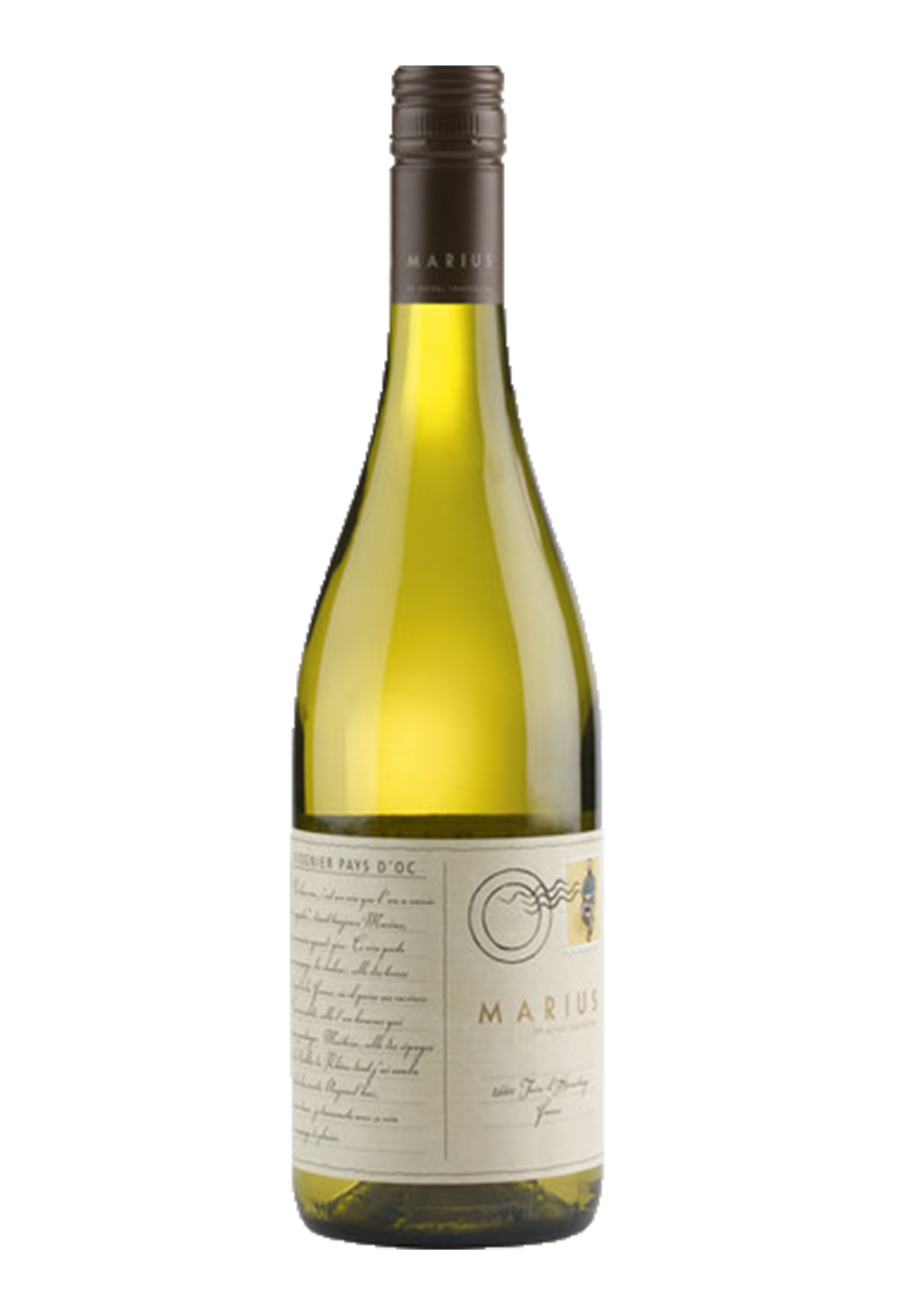 Domaine Chapoutier - Vin de Pays d'Oc Marius Viognier Carte Postale (blanc)