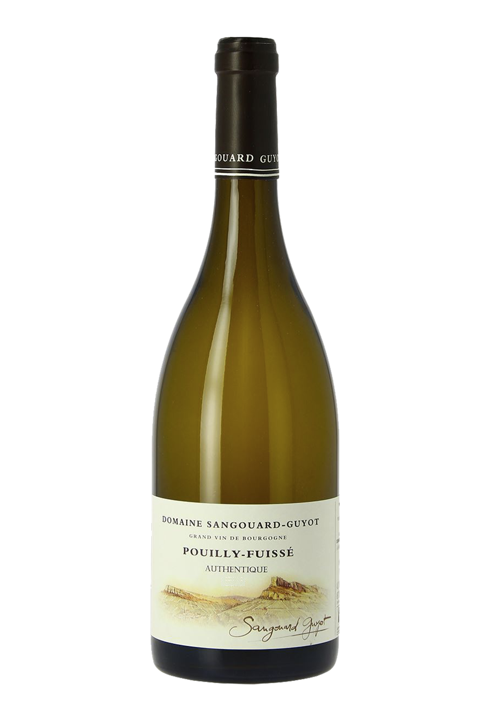 Vin de Bourgogne Pouilly Fuissé Authentique blanc millésime 2019 du domaine Sangouard Guyot.