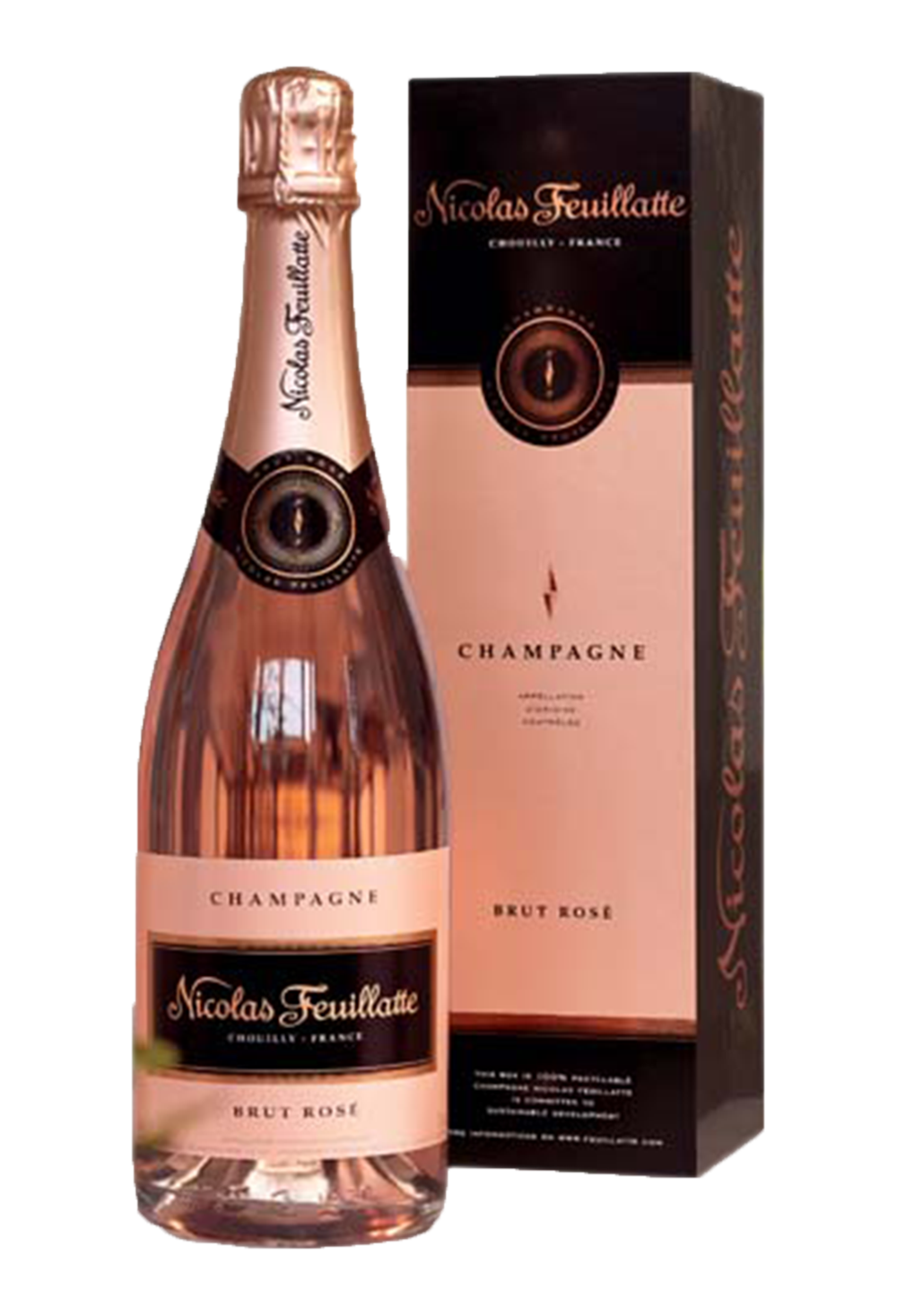 Nicolas Feuillatte - Brut Rosé avec coffret