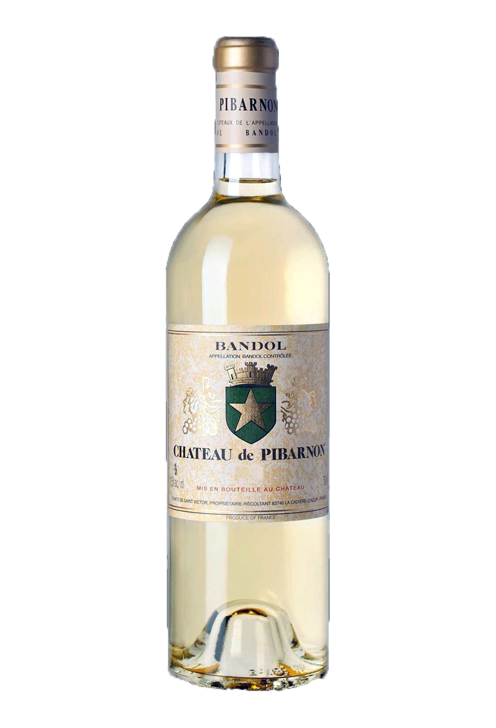 Vin de Provence Bandol blanc millésime 2015 du Château de Pibarnon