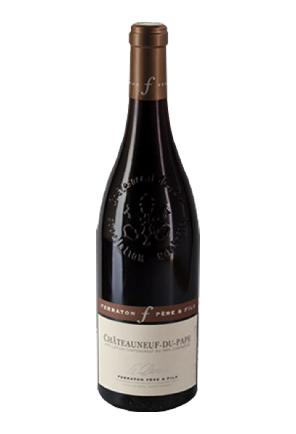 Vin du Rhône Châteauneuf du Pape Le Parvis rouge millésime 2015 du domaine Ferraton.