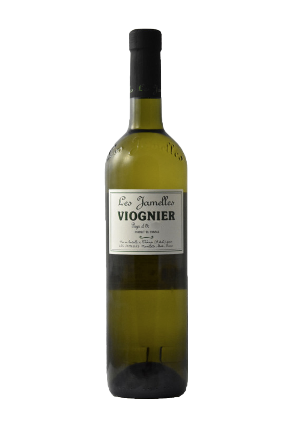 Vin du Languedoc Viognier blanc millésime 2018 du domaine Les Jamelles.