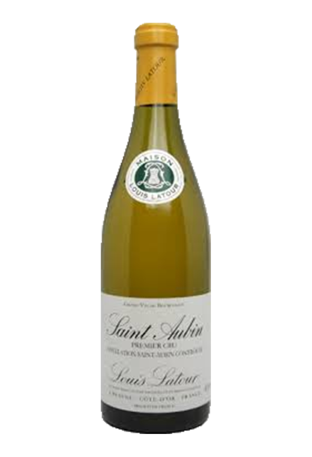 Vin de Bourgogne SaintAubin blanc millésime 2015 du domaine Louis Latour.